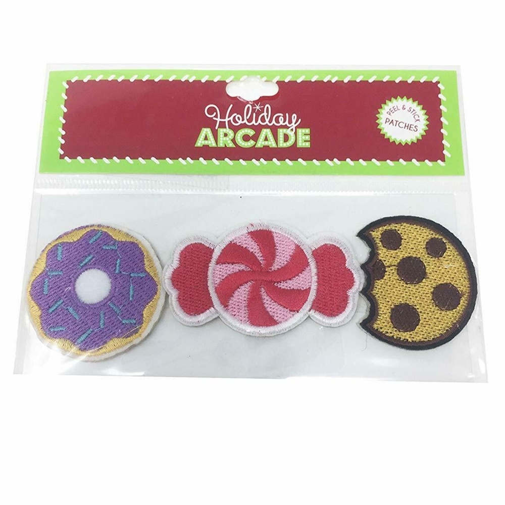 3-Pc.‎ Sweets Cookie Candy Donut Peel & Stick Fabri